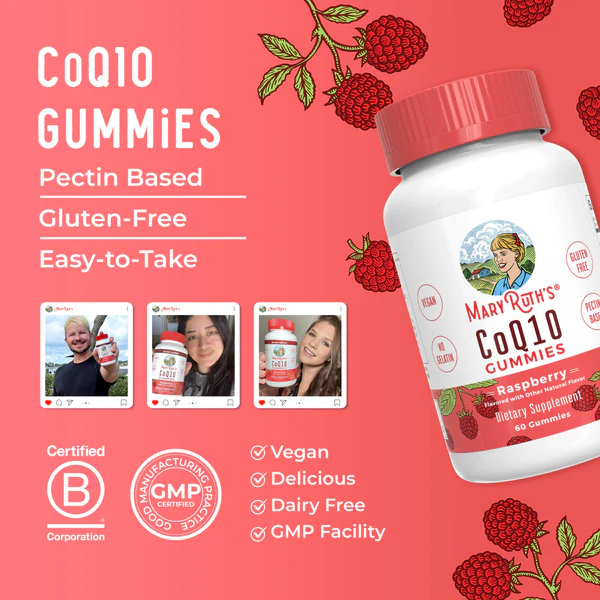 CoQ10 (Coenzyme Q10) Gummies/CoQ10 gummies 60count- global widget -60 gummies Mary Ruths