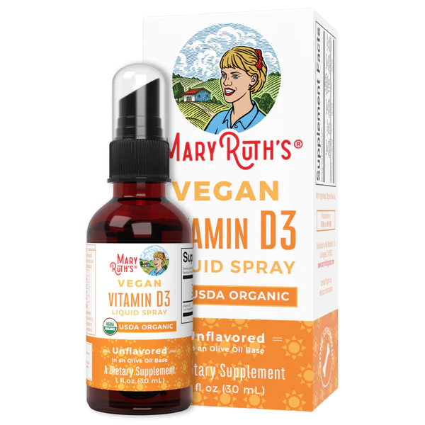 Vitamina D3 Organico, Liquido (1 fl oz/ 30 ml), Mary Ruth´s