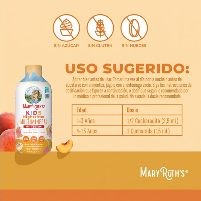 KIT #13 Multivitamínico Matutino + Multimineral Nocturno Para Niños, MaryRuth's