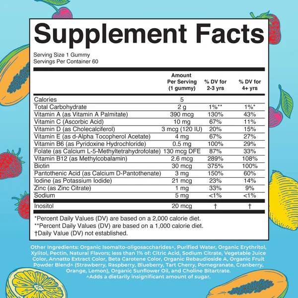 KIT #5 Multivitamínico + Omega-3 para Niños, Mary Ruth's