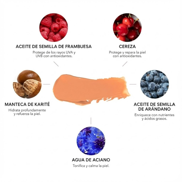 Crema Hidratante con Color Fruit Pigmented® Golden Peach (1 fl oz 30 ml), 100% Pure