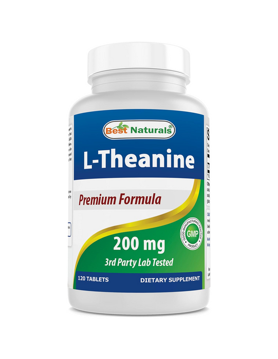 L-Teanina 200 mg (120 tabs), Best Naturals