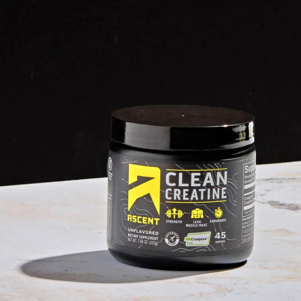Creatina Clean Sin Sabor (7.94 oz 225 g), Ascent