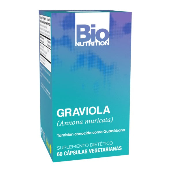 Graviola, Guanábana 1,500 Mg (60 Capsulas), Bio Nutrition