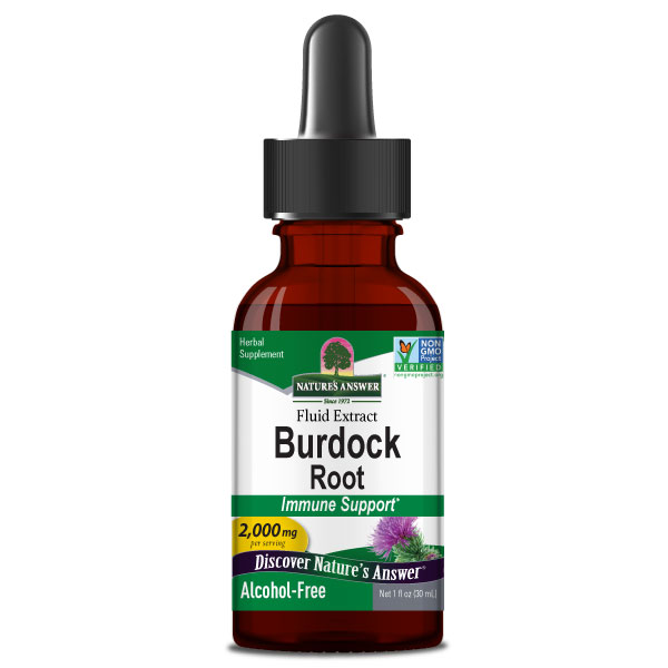 Raíz de Bardana 2,000 mg (1 fl oz/30 ml), Burdock Root , Nature's Answer