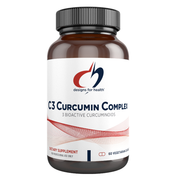 Complejo de Curcumina C3, 400 mg (60 veg caps), Designs for Health