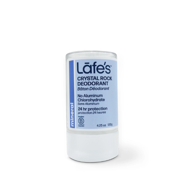 Desodorante Piedra de Cristal Mineral (4.25 oz / 120 g), Lafe's