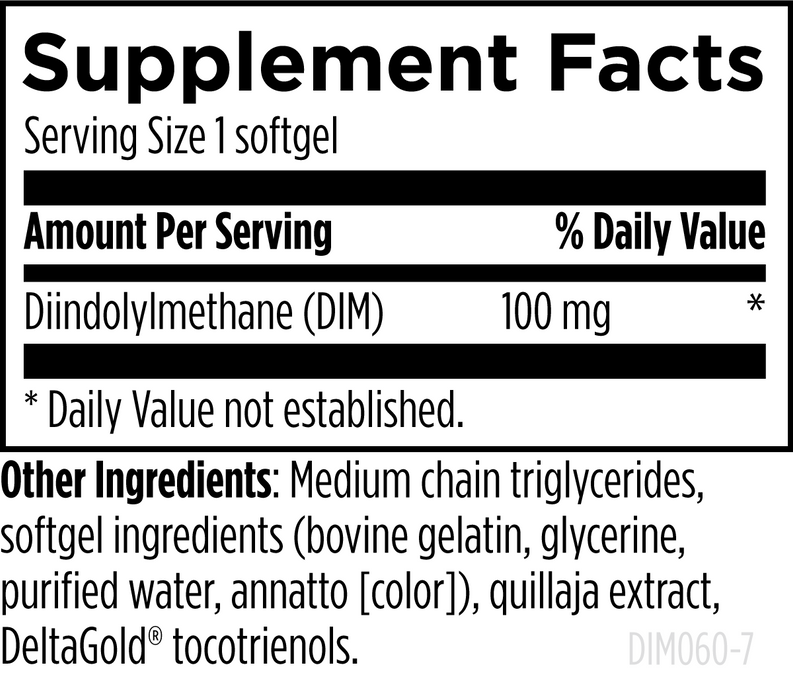 DIM-Evail™ 100 mg (60 softgels), Designs for Health