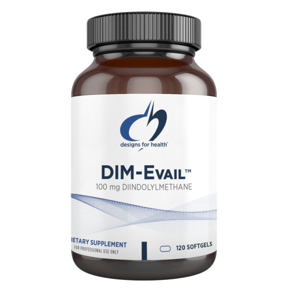 DIM-Evail™ 100 mg (120 softgels) Diindolilmetano, Designs for Health