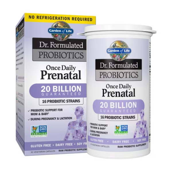 Probiotico Prenatal (30 veg caps), Garden of Life
