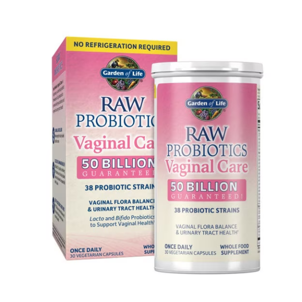 Probioticos Crudos para Cuidado Vaginal (30 Caps), Garden of Life