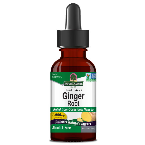 Raíz de Jengibre 1,000 mg (1fl oz/30 ml), Nature's Answer