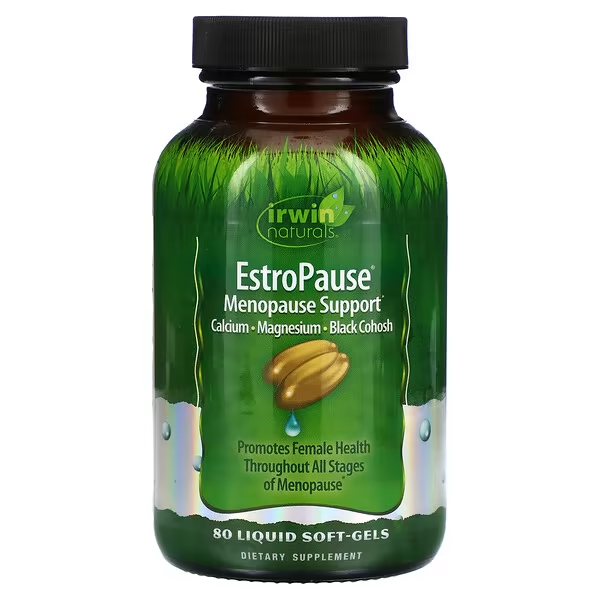 EstroPause Soporte para la Menopausia (80 softgels), Irwin Naturals