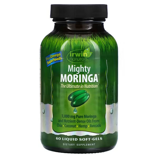 Moringa Superpotente (60 softgels), Irwin Naturals