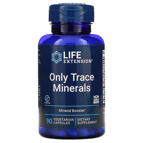 Minerales Traza (90 veg caps), Life Extension