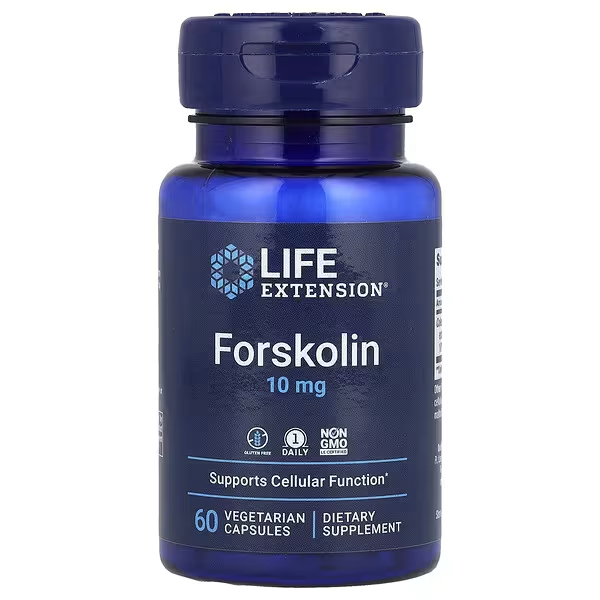 Forskolin 10 mg (60 veg caps), Life Extension