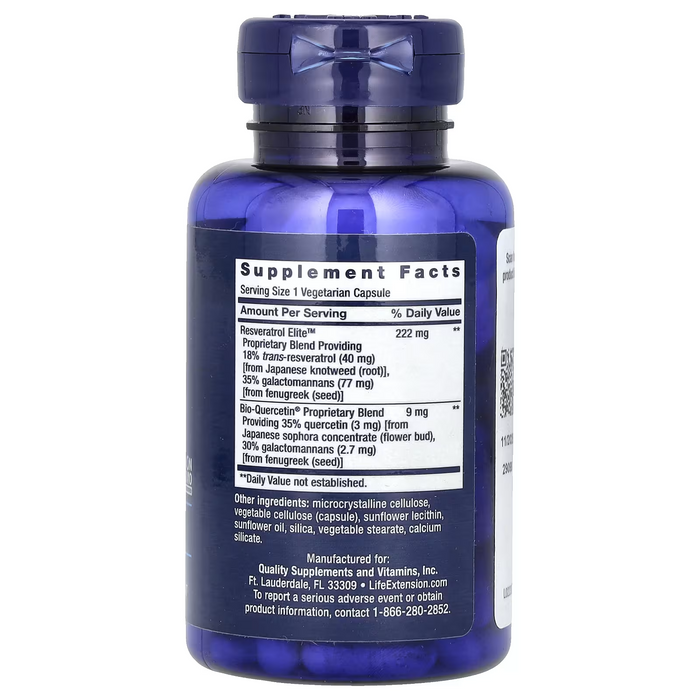 Optimized Resveratrol Elite™ (60 veg caps), Life Extension