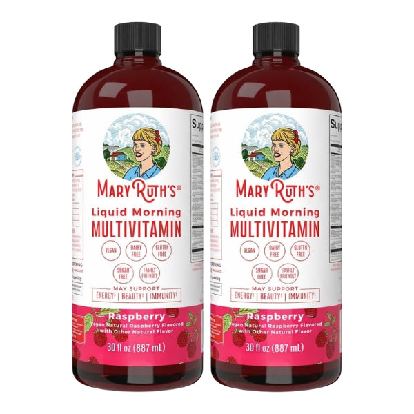 Kit #21 Multivitamínico Matutino Sabor Frambuesa (887 ml), MaryRuth's
