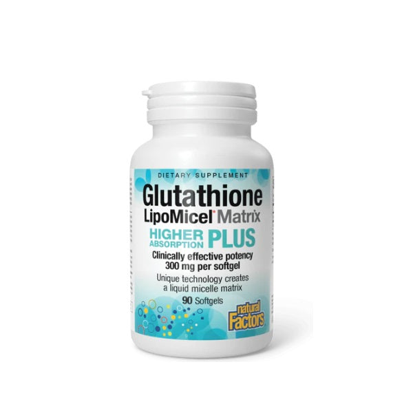 Matriz de Lipomicel de Glutation 300 mg (90 softgels), Natural Factors