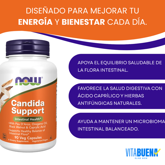 Now Candida Support (90 veg caps)
