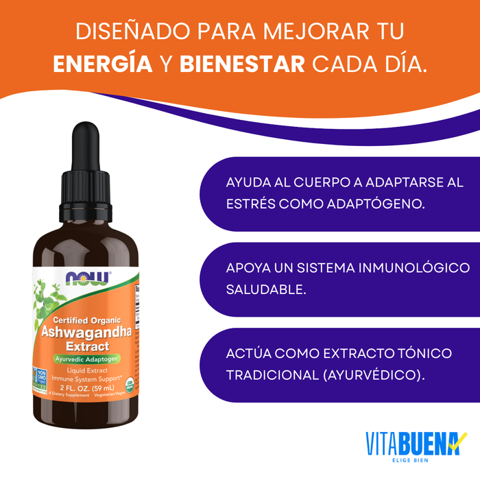 Ashwagandha Extract Liquid, Organic (2 fl. oz.) / Ashwagandha Extract Liquid, Organic