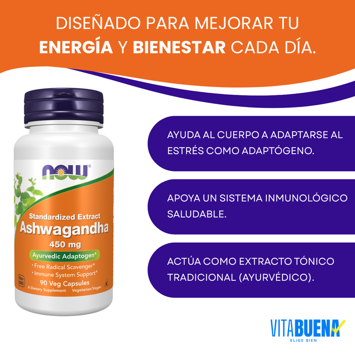 Ashwaganda Ext 450mg (90 VegCaps) / Ashwagandha 450mg