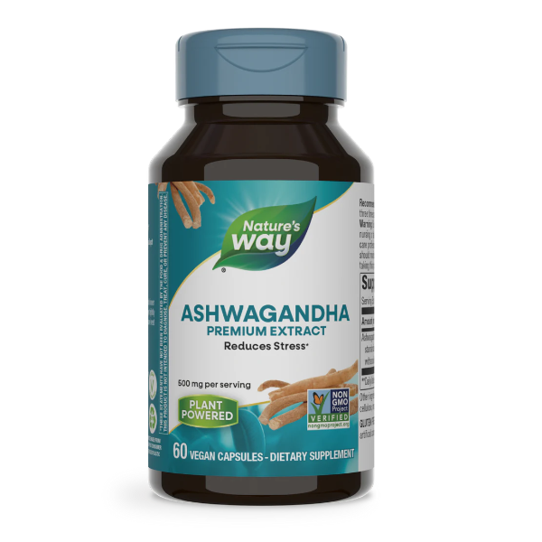 Ashwagandha 500 mg (60 veg caps), Nature's Way