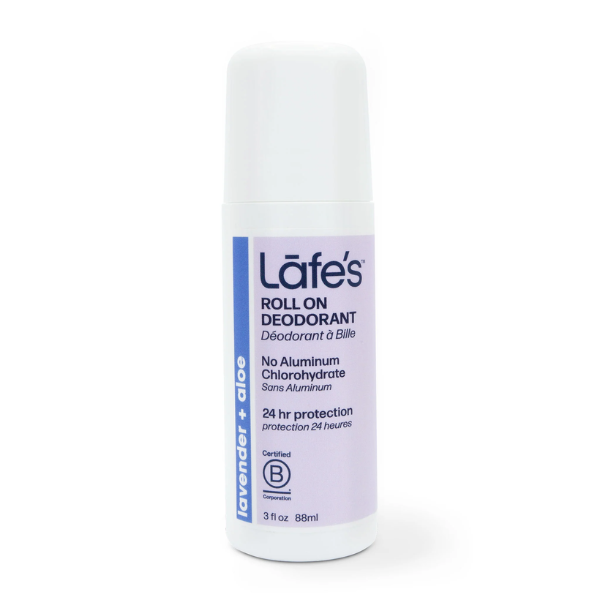 Desodorante Roll-On Lavanda + Aloe (3 oz / 88 ml), Lafe's