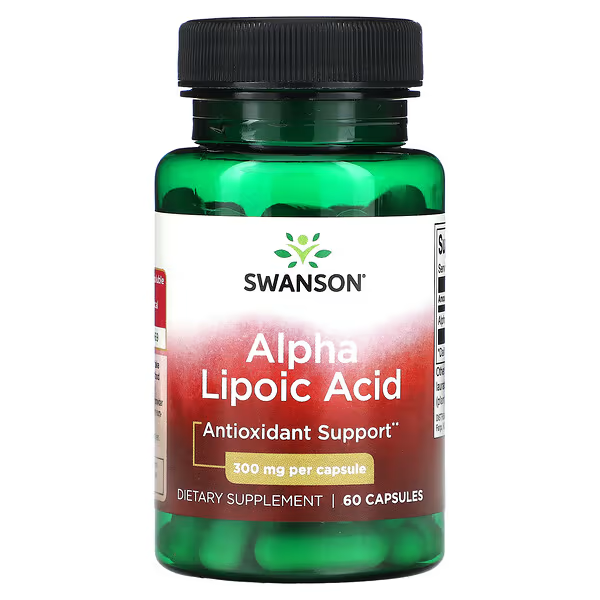 Acido Alfa Lipoico 300 mg (60 caps), Swanson