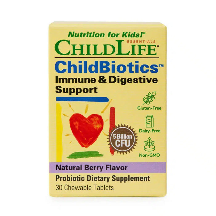 Childbiotics Apoyo Inmunológico y Digestivo para Niños (30 tabs masticables), Child Life