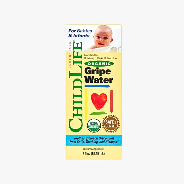 Gripe Water Orgánico para Infantes, Niños (2 fl oz/59.15ml) , Child Life