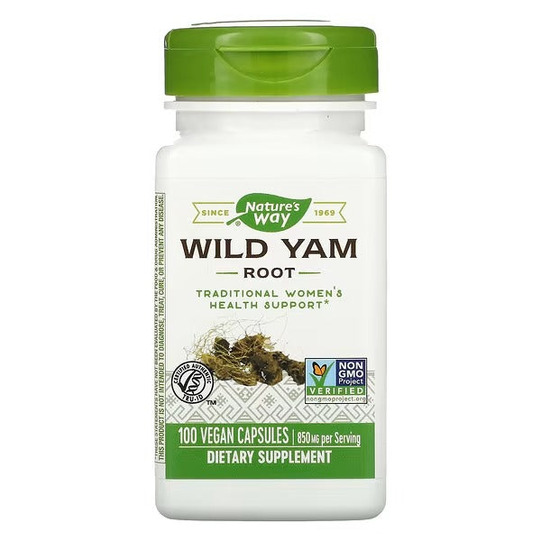 Wild Yam 850 mg (100 veg caps), Nature's Way