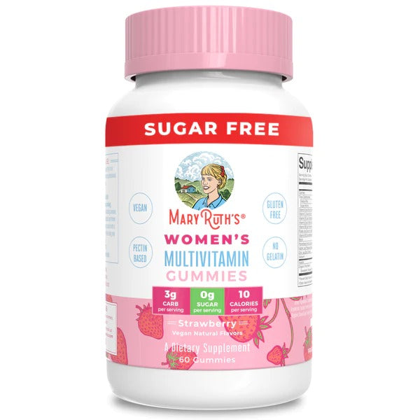 Multivitamínico Para Mujeres (60 gomitas) Fresa, Mary Ruth´s