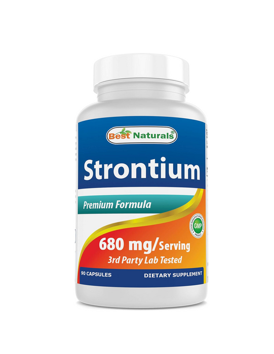 Strontium 680 mg (90 caps), Best Naturals