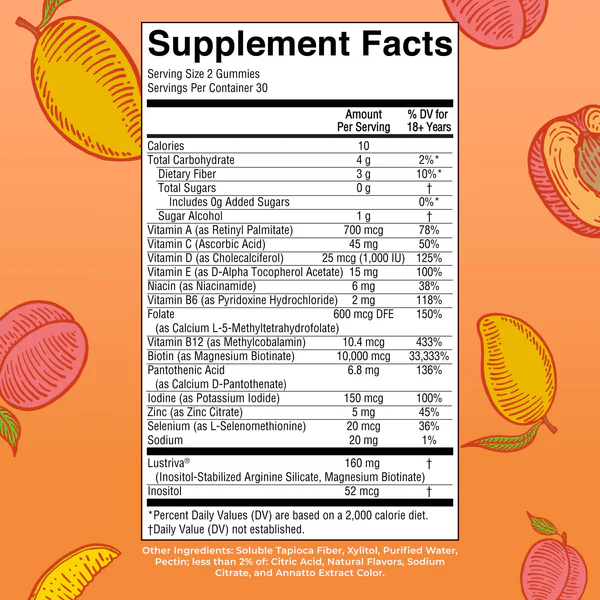 Multivitaminico + Crecimiento del Cabello (60 gomitas), Mary Ruth's