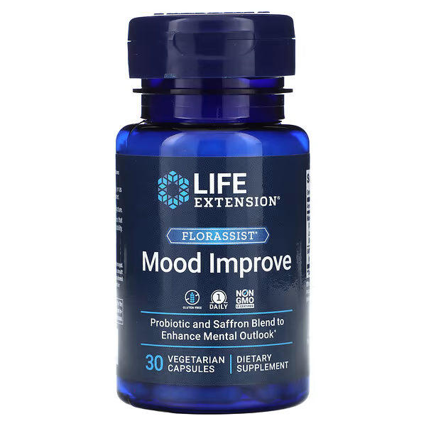 FLORASSIST® Probiotic Mood Improve (30 veg caps), Life Extension