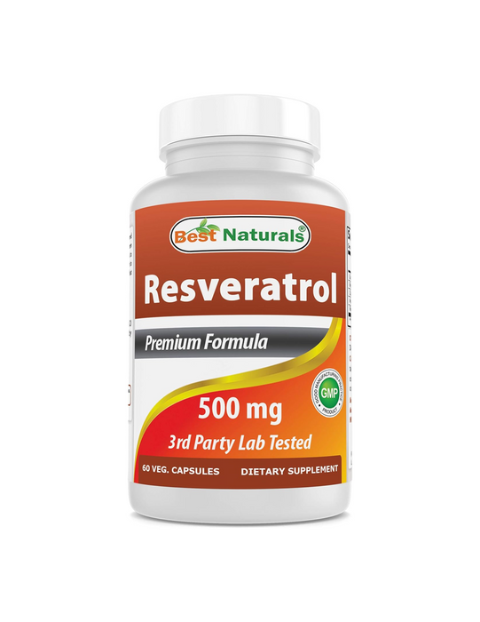 Resveratrol 500 mg (60 caps), Best Naturals