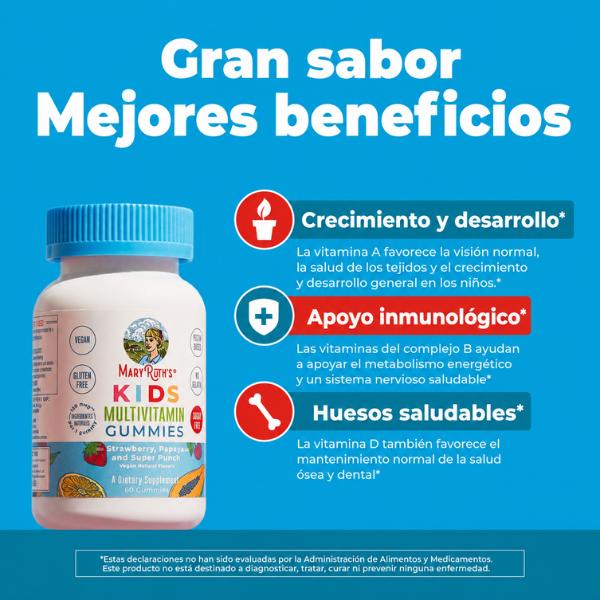 KIT #24 Bienestar Completo para Niños (60 gomitas c/u), MaryRuth's