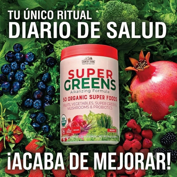 Apoyo Inmunológico Super Greens Country Farms® (300 g), Windmill
