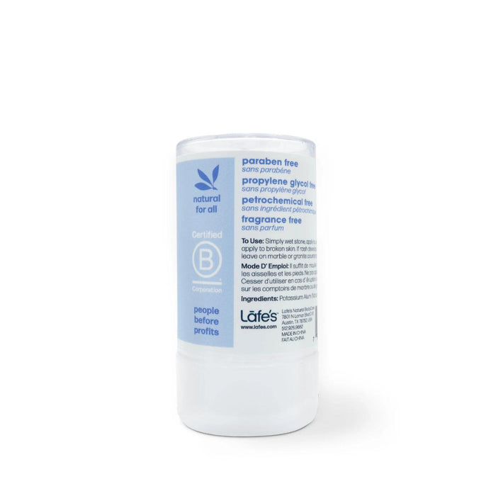 Desodorante Piedra de Cristal Mineral (4.25 oz / 120 g), Lafe's