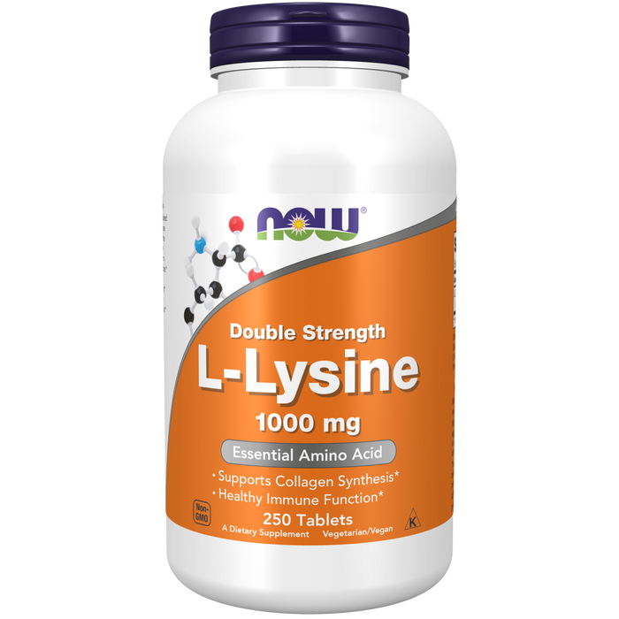 L-Lysine, Double Fuerza 1000 mg (250 tabs)