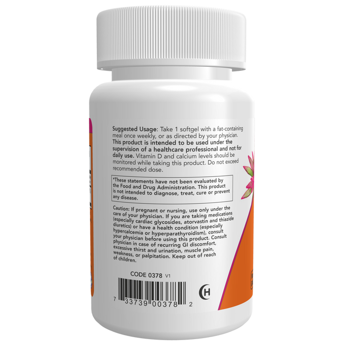 Vitamina D3 50,000 UI (50 softgels)