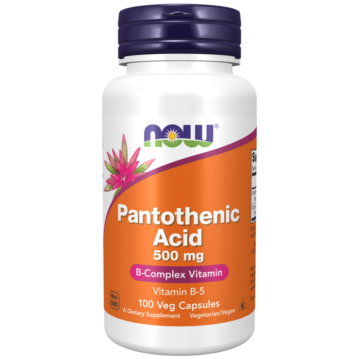 Pantothenic Acid 500 mg (100 Veg Caps)/ Pantothenic Acid 500 mg