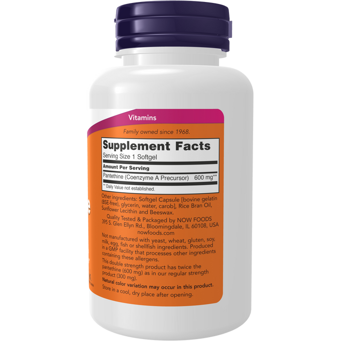 Pantetina B-5 600 mg (60 softgels)