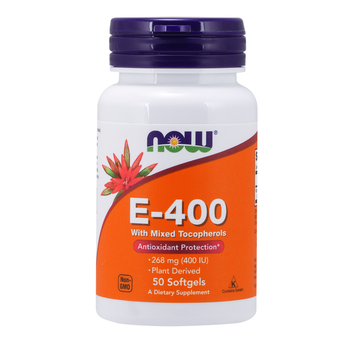 Vitamina E-400 IU (50 softgels)