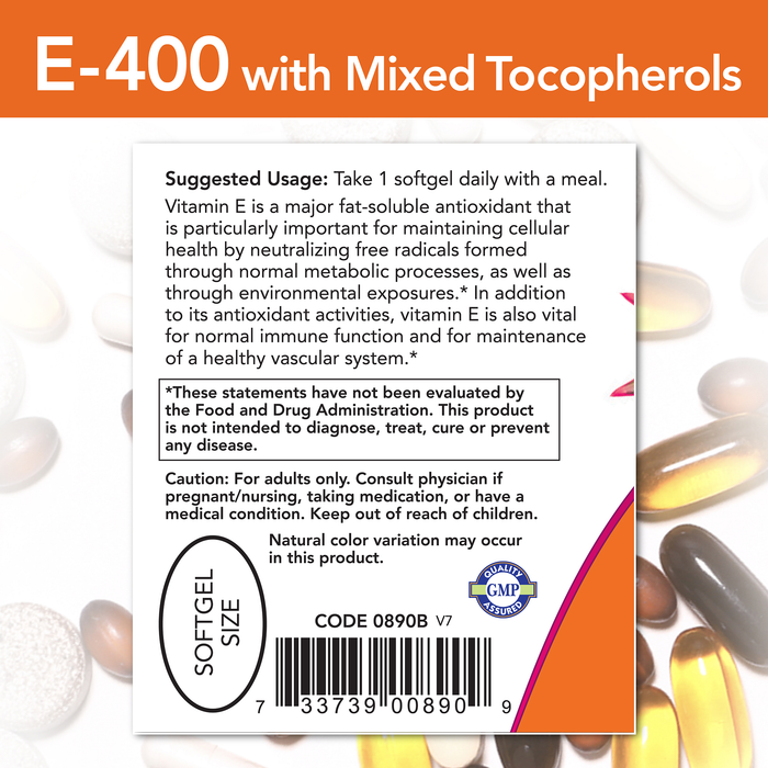 Vitamin E 400 IU (50 SFG) / Vitamin E-400 IU (50 SG)