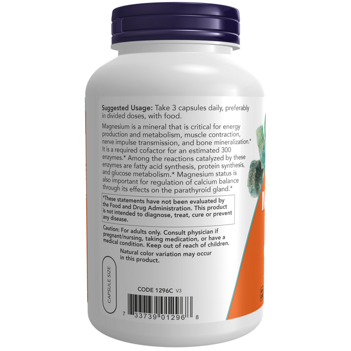 Citrato de Magnesio 400mg (240 veg caps)