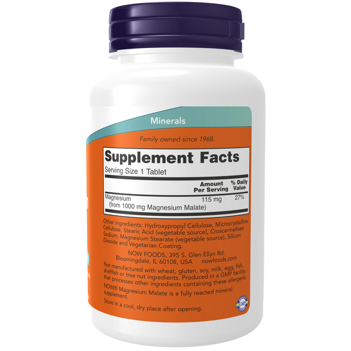 Malato de Magnesio 1000 mg (180 tabs)