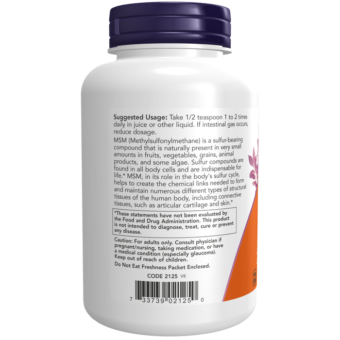 MSM 1800mg Powder (8 oz) / MSM Powder