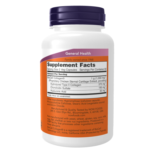 CC BioCell Collagen® Hidrolizado Tipo II (120 veg caps)
